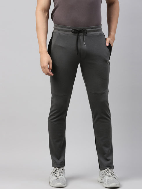 Charcoal Solid Track Pant